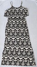Sociology Womens Large Black and White Sleeveless Dress Spaghetti Strap, used for sale  Shipping to South Africa