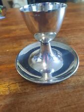 silver plated egg cups for sale  PRESTON