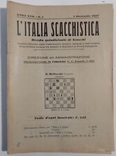 Italia scacchisti annata usato  Livorno