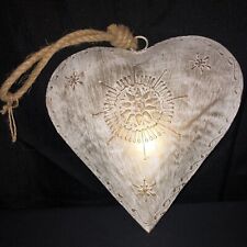 Rustic metal heart for sale  Coleman