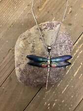 Pingente de libélula em um colar de corrente de prata comprar usado  Enviando para Brazil