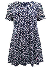EX Seasalt Navy Flower Chain Risso Jersey Top Sizes 12, 14, 16, 18, 20, 22, 24, used for sale  Shipping to South Africa