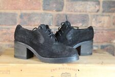 Black leather suede for sale  BOSTON