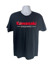 Camiseta Kawasaki Engines Negra Cuello Redondo Mangas Cortas Hombre Grande Gildan Tag segunda mano  Embacar hacia Argentina