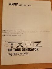 Yamaha tx81z tone for sale  Modesto