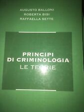 Principi criminologia teorie usato  Italia