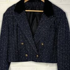 Tweed blazer womens for sale  LONDON