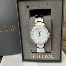 Usado, Relógio feminino BULOVA pulseira de aço inoxidável cristal - 96L282 MSRP: US$ 275 comprar usado  Enviando para Brazil