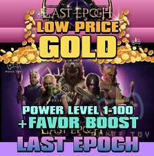 🔥LAST EPOCH SEASON/CYCLE🔥GOLD 50M-2000M + POWER LEVEL + FAVOR BOOST 🔥SOFTCORE, used for sale  Shipping to South Africa