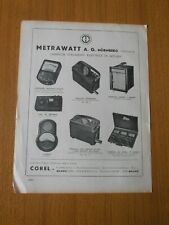 1954 metrawatt misuratore usato  Zagarolo