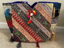Used, Women's Rajasthani Jaipuri Bohemian Art Tote Bag (Multicolour, Large) for Girls for sale  Shipping to South Africa