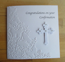 Confirmation card cross for sale  SUTTON COLDFIELD