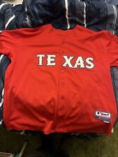 Camiseta de beisebol masculina 54 vermelha Texas Rangers Hamilton XL Majestic comprar usado  Enviando para Brazil