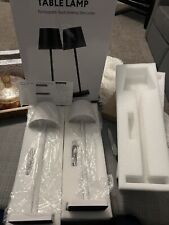 Kelary LED Wireless White Table Lamp Set Of Two for sale  Shipping to South Africa