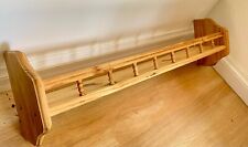 RUSTIC COUNTRY FARMHOUSE SOLID PINE  GALLERIED WALL SHELVES for sale  Shipping to South Africa