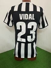 MAGLIA JUVENTUS VIDAL OFFICIAL NO MATCH WORN ISSUED SHIRT JERSEY VINTAGE usato  Roma