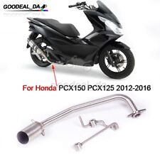 For Honda PCX150 PCX125 2012-2016 Front Link Pipe Header Mid Tube Slip On 51mm, used for sale  Shipping to South Africa
