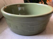 longaberger pottery sage dog bowl green for sale  Mankato