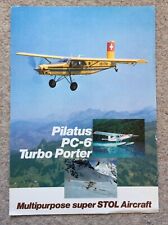 Pilatus PC-6 Turbo Porter / Multipurpose Super STOL Aircraft till salu  Toimitus osoitteeseen Sweden