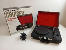 Crosley Cruiser CR8005A-BK Mala Portátil Gravador Toca-discos Caixa L1, usado comprar usado  Enviando para Brazil