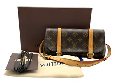 Usado, Autêntica bolsa de ombro Louis Vuitton monograma Pochette Marel M51157 DD040023 comprar usado  Enviando para Brazil