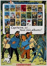 Tintin casterman poster d'occasion  Paris VIII