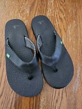 Sanuk womens black for sale  Shipping to Ireland