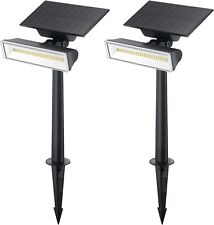 54-LED Solar Garden Lights Outdoor,2 Pack Solar Powered Spot Lights Waterproof, used for sale  Shipping to South Africa