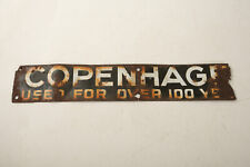 Copenhagen tin sign for sale  Garden Valley