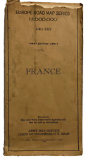 france road map army 1944 for sale  Hamilton