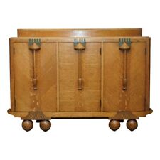 FINE LIBERTY'S COTSWOLD ART DECO OAK CARVED SIDEBOARD CIRCA 1920 PART OF A SUITE, used for sale  Shipping to South Africa