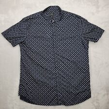 Camisa masculina Armani Exchange XXL slim com botões Oxford AOP estampa total AX, usado comprar usado  Enviando para Brazil