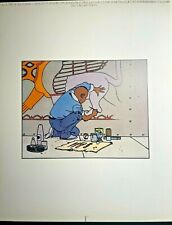 MOEBIUS ART COLOR LITHOGRAPH JEAN GIRAUD UNSIGNED PAGE 3 - LAST ONE for sale  Shipping to United Kingdom