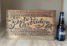 Peters cartridge co.wood for sale  Lockport