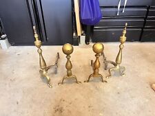 Brass andirons for sale  Greenwich