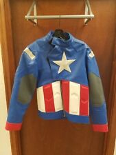 Chaqueta de Cuero Estilo Capitán América Usada Talla S/M (18 X 25) segunda mano  Embacar hacia Argentina