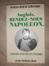 Anglais rendez napoléon d'occasion  Coulaines