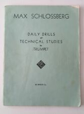 Brocas diárias e estudos técnicos Schlossberg para trompete - M. Baron Co. e outros comprar usado  Enviando para Brazil