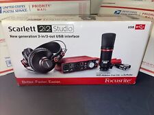 Interfaz de audio USB Focusrite MOSC0020 Scarlett 2i2 Studio 2da generación segunda mano  Embacar hacia Argentina