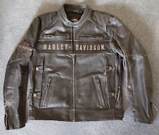 Harley-Davidson Men's Passing Link Triple Vent Leather Jacket 98074-14VM Large for sale  Tacoma