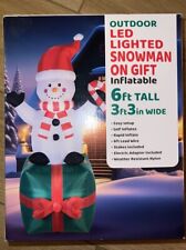 Inflatable snowman gift for sale  Waukesha