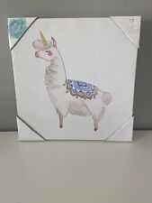 Llama unicorn canvas for sale  Odessa