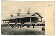 Antigua postal de pista de carreras de New Orleans Louisiana City Park: caballo - c 1905 segunda mano  Embacar hacia Argentina