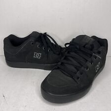 DC Shoes Mens US 8 Pure Triple Black Gray Stitch Chunky Skateboarding Sneakers for sale  Shipping to South Africa