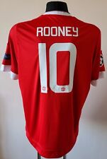 Usado, Camiseta Adidas local Manchester United 2015 - 2016 #10 Rooney talla extra grande  segunda mano  Embacar hacia Argentina