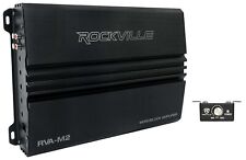 Rockville RVA-M2 2500w pico/625w RMS @ 1 Ohm amplificador mono amplificador de carro + remoto comprar usado  Enviando para Brazil