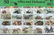 Briefmarken elefanten affen gebraucht kaufen  Hamburg
