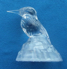 Clear glass kingfisher for sale  ROMNEY MARSH