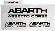 adesivi abarth fiat 500 usato  Roma