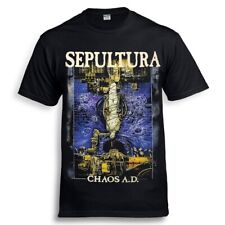 Camiseta Sepultura Chaos A.D. preta soulfly comprar usado  Enviando para Brazil